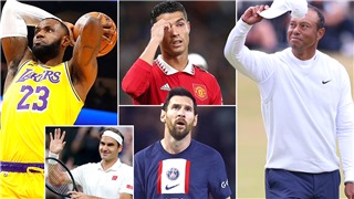  Những biểu tượng nào nối gót Federer giải nghệ: Ronaldo, Messi, Tiger Woods… và ai nữa? 