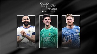  Cầu thủ hay nhất UEFA gọi tên Benzema? 