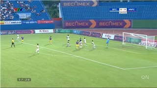  Video bàn thắng Bình Dương 0-3 Hà Nội: Sức mạnh vượt trội 