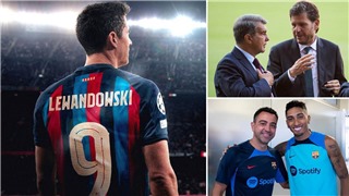  Barcelona dùng tiền ở đâu để mua Lewandowski và Raphinha? 