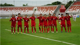  U18 nữ Việt Nam 4-1 U18 nữ Myanmar: U18 nữ Việt Nam cách chức vô địch 1 trận đấu 