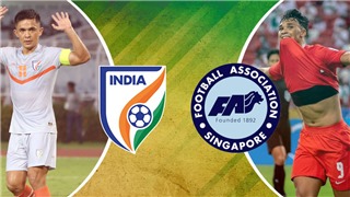  VTV6 TRỰC TIẾP bóng đá Ấn Độ vs Singapore, giao hữu quốc tế (19h00, 24/9) 