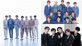  BTS, Seventeen và TXT là 3 nhóm nhạc nam hàng đầu trên Melon 