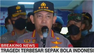  Cảnh sát công bố số người thiệt mạng trong vụ bạo loạn của bóng đá Indonesia  