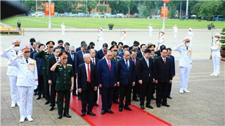  77 năm Quốc khánh: Lãnh đạo Đảng, Nhà nước vào Lăng viếng Chủ tịch Hồ Chí Minh 