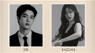  Jin BTS và Kazuha LE SSERAFIM là thần tượng được yêu thích hàng đầu của HYBE 