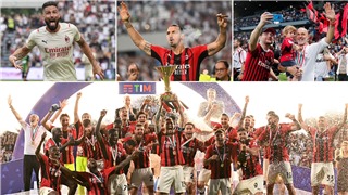 Cực chất hình ảnh Ibrahimovic hút xì gà, ăn mừng chức vô địch của Milan