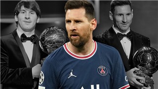  Messi bị loại khỏi đề cử Quả Bóng Vàng lần đầu kể từ 2005 