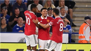  Leicester 0-1 MU: Sancho tỏa sáng, MU thắng trận thứ 3 liên tiếp 