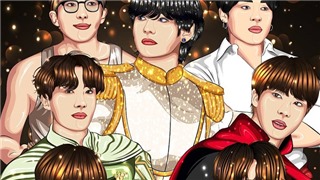  BTS khác hẳn nhau khi cùng hóa thành hoàng tử 