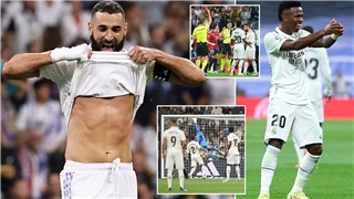  Real Madrid 1-1 Osasuna: Benzema đá hỏng phạt đền, Real đứt mạch toàn thắng 