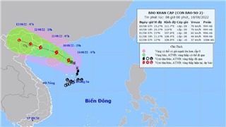  Bão số 2 hướng thẳng về đất liền Hải Phòng - Quảng Ninh 
