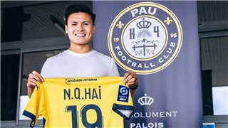  Pau FC đăng clip chào mừng tân binh Quang Hải  