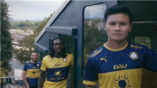  Quang Hải xuất hiện trong clip giới thiệu áo đấu của Pau FC 